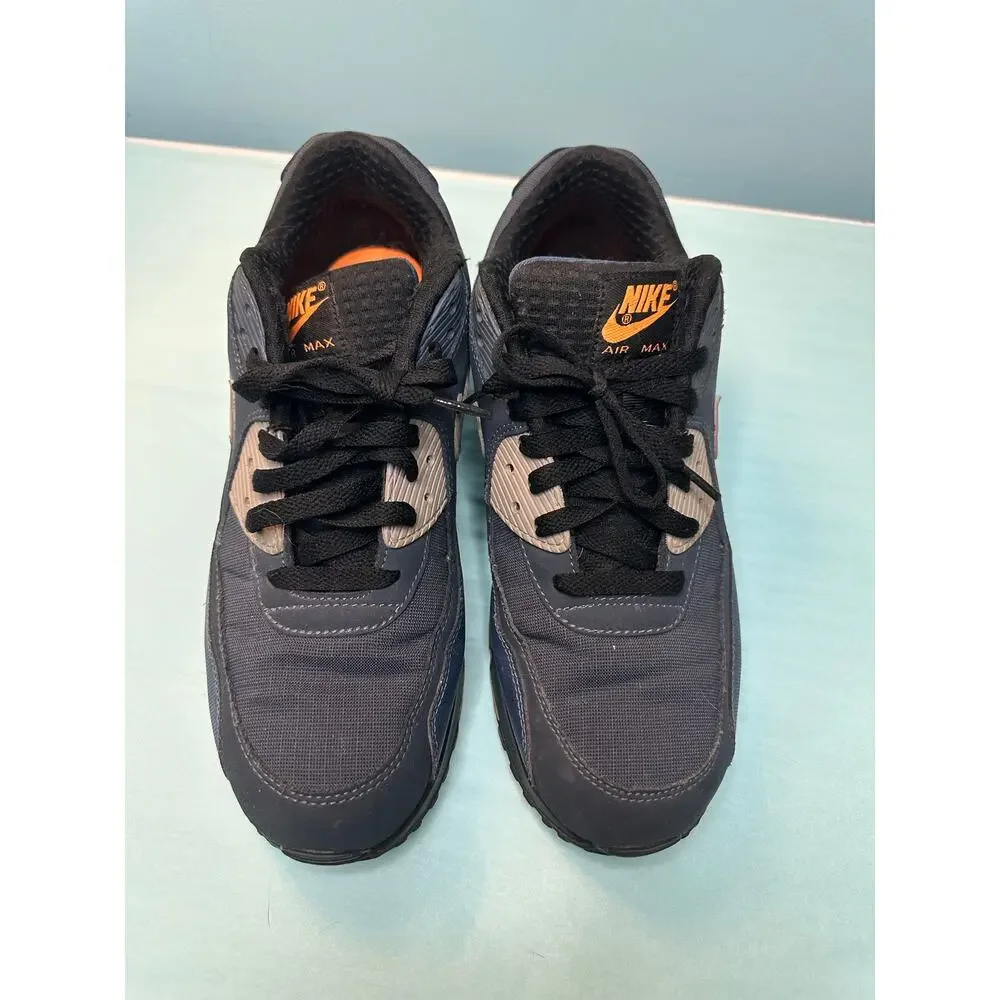 Nike Air Max 90 Essential 'Squadron Blue'  Blue - Black - Safety Orange 10.5 - Picture 7 of 7